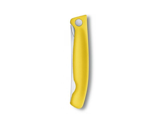 Кухонный нож Victorinox SwissClassic Foldable Paring 11 см Serrated Yellow (6.7836.F8B), изображение 4 Кухонный нож Victorinox SwissClassic Foldable Paring 11 см Serrated Yellow (6.7836.F8B), изображение 4