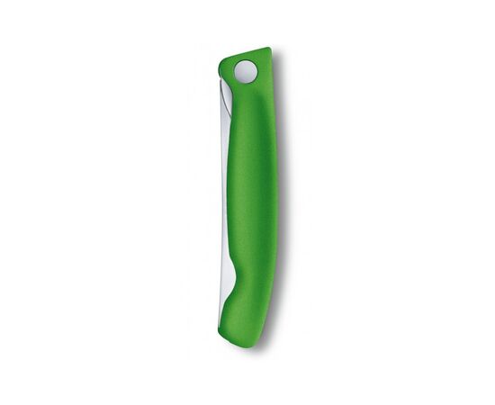 Кухонный нож Victorinox SwissClassic Foldable Paring 11 см Serrated Green (6.7836.F4B), изображение 5 Кухонный нож Victorinox SwissClassic Foldable Paring 11 см Serrated Green (6.7836.F4B), изображение 5