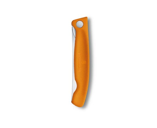 Кухонный нож Victorinox SwissClassic Foldable Paring 11 см Serrated Orange (6.7836.F9B), изображение 4 Кухонный нож Victorinox SwissClassic Foldable Paring 11 см Serrated Orange (6.7836.F9B), изображение 4