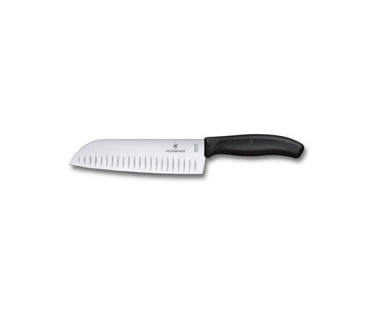 Кухонный нож Victorinox SwissClassic Santoku 17 см Black (6.8523.17B), изображение 2