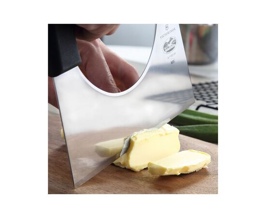 Кухонный нож Victorinox Fibrox Cheese 15x9 см Black (6.1103.09), изображение 3 Кухонный нож Victorinox Fibrox Cheese 15x9 см Black (6.1103.09), изображение 3