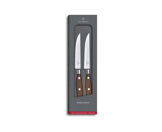 Набор ножей Victorinox Grand Maitre Steak Set 12см Serrated Wood (7.7240.2W)
