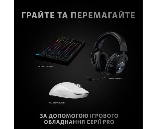 Мишка Logitech G Pro X Superlight Wireless White (910-005942), зображення 9 Мишка Logitech G Pro X Superlight Wireless White (910-005942), зображення 9