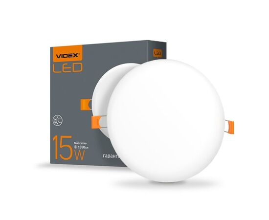 Светильник Videx LED 15W 4100K 220V (VL-DLFR-154), изображение 2 Светильник Videx LED 15W 4100K 220V (VL-DLFR-154), изображение 2