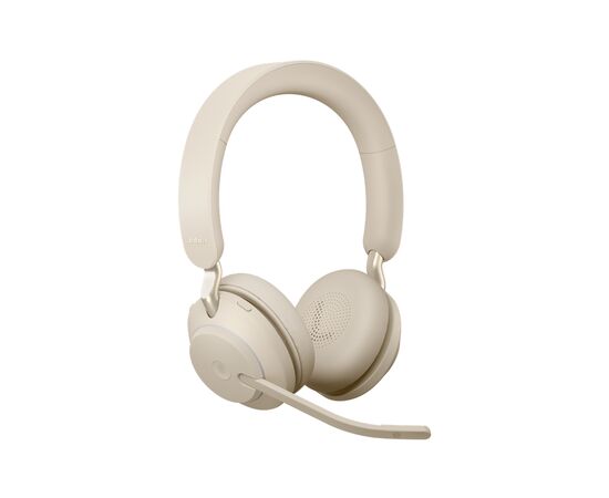 Наушники Jabra Evolve 2 65 MS USB-A Stereo Beige (26599-999-998), изображение 3 Наушники Jabra Evolve 2 65 MS USB-A Stereo Beige (26599-999-998), изображение 3