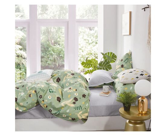 Постельное белье Home Line Летний день сатин евро (152396)