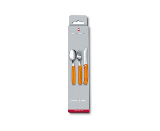 Набір столових приборів Victorinox SwissClassic Table Set 3 шт Orange (6.7192.F9)