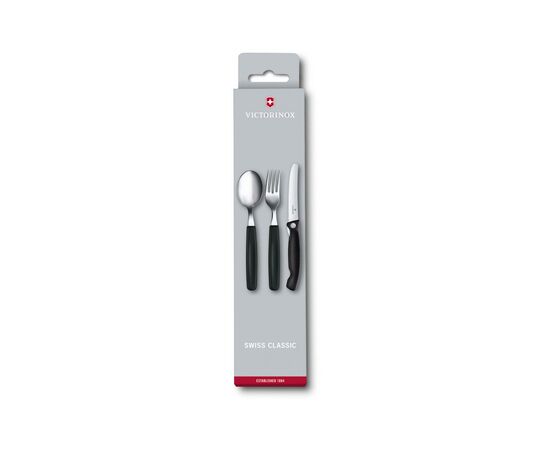 Набор столовых приборов Victorinox SwissClassic Table Set 3 шт Black (6.7192.F3)