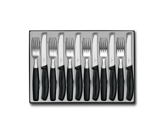 Набір столових приборів Victorinox SwissClassic Table Set 12 шт Black (6.7833.12)