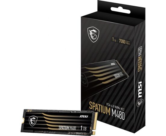 Накопитель SSD M.2 2280 1TB SPATIUM M480 MSI (S78-440L490-P83), изображение 5 Накопитель SSD M.2 2280 1TB SPATIUM M480 MSI (S78-440L490-P83), изображение 5