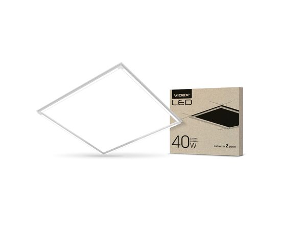 Светильник Videx LED панель ART 40W 4100K (VL-PA404W), изображение 3 Светильник Videx LED панель ART 40W 4100K (VL-PA404W), изображение 3