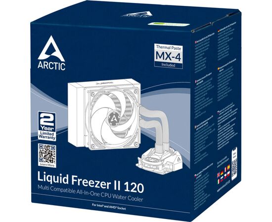 Система водного охлаждения Arctic Liquid Freezer II 120 (ACFRE00067B), изображение 6 Система водного охлаждения Arctic Liquid Freezer II 120 (ACFRE00067B), изображение 6