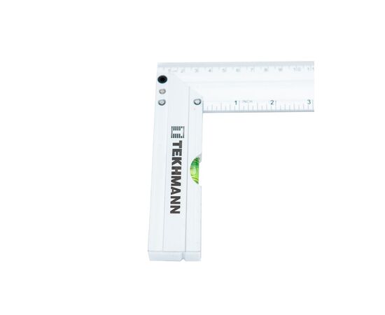 Угольник Tekhmann со встроенным уровнем 300мм (9000300), изображение 2