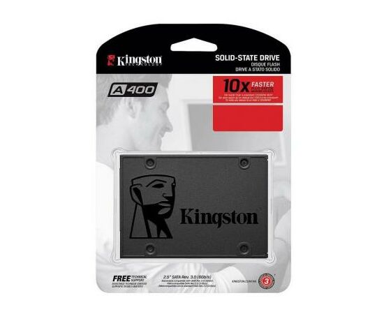 Накопитель SSD 2.5" 960GB Kingston (SA400S37/960G), изображение 4 Накопитель SSD 2.5" 960GB Kingston (SA400S37/960G), изображение 4