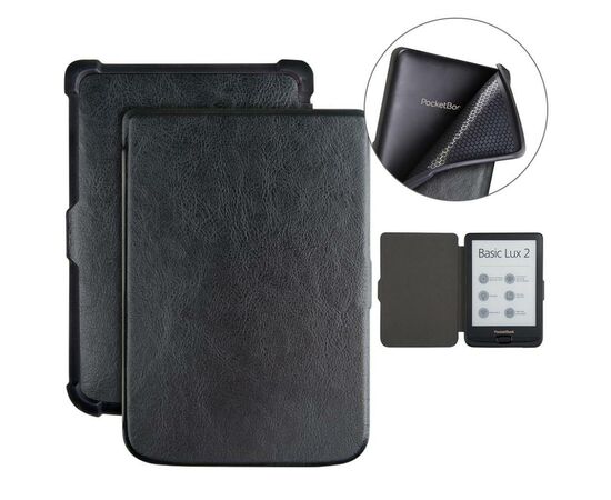 Чехол для электронной книги AirOn для PocketBook 616/627/632 black (6946795850178), изображение 5 Чехол для электронной книги AirOn для PocketBook 616/627/632 black (6946795850178), изображение 5