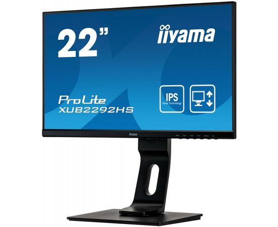 Монітор iiyama XUB2292HS-B1, зображення 3 Монітор iiyama XUB2292HS-B1, зображення 3