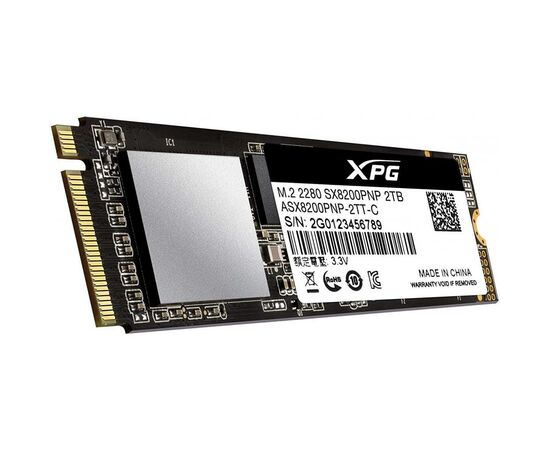 Накопитель SSD M.2 2280 2TB ADATA (ASX8200PNP-2TT-C), изображение 2 Накопитель SSD M.2 2280 2TB ADATA (ASX8200PNP-2TT-C), изображение 2
