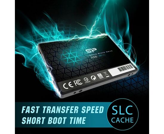 Накопитель SSD 2.5" 1TB Silicon Power (SP001TBSS3A55S25), изображение 4 Накопитель SSD 2.5" 1TB Silicon Power (SP001TBSS3A55S25), изображение 4