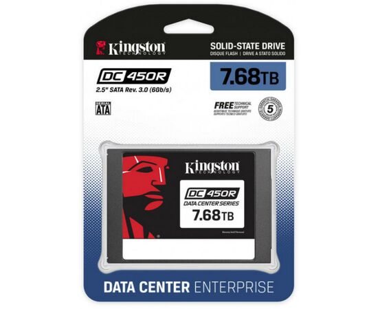Накопитель SSD 2.5" 7.68TB Kingston (SEDC450R/7680G), изображение 3