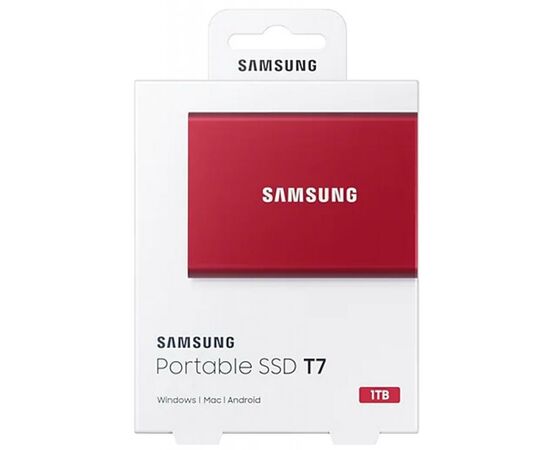 Накопитель SSD USB 3.2 1TB T7 Samsung (MU-PC1T0R/WW), изображение 7 Накопитель SSD USB 3.2 1TB T7 Samsung (MU-PC1T0R/WW), изображение 7