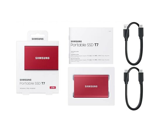 Накопитель SSD USB 3.2 2TB T7 Samsung (MU-PC2T0R/WW), изображение 10