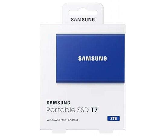 Накопитель SSD USB 3.2 2TB T7 Samsung (MU-PC2T0H/WW), изображение 7 Накопитель SSD USB 3.2 2TB T7 Samsung (MU-PC2T0H/WW), изображение 7