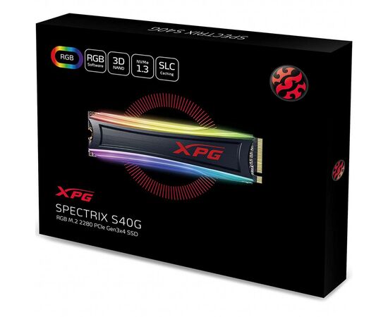 Накопитель SSD M.2 2280 4TB ADATA (AS40G-4TT-C), изображение 3 Накопитель SSD M.2 2280 4TB ADATA (AS40G-4TT-C), изображение 3