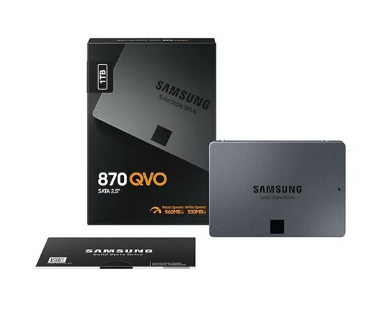 Накопитель SSD 2.5" 1TB Samsung (MZ-77Q1T0BW), изображение 9 Накопитель SSD 2.5" 1TB Samsung (MZ-77Q1T0BW), изображение 9