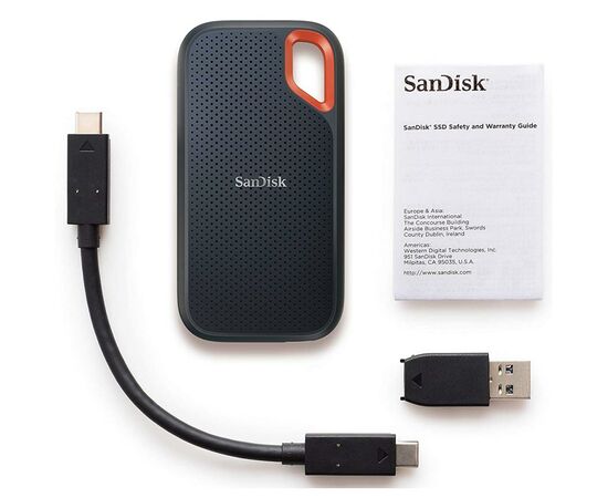 Накопитель SSD USB 3.2 2TB SanDisk (SDSSDE61-2T00-G25), изображение 5 Накопитель SSD USB 3.2 2TB SanDisk (SDSSDE61-2T00-G25), изображение 5