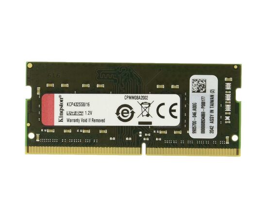 Модуль памяти для ноутбука SoDIMM DDR4 16GB 3200 MHz Kingston (KCP432SS8/16)