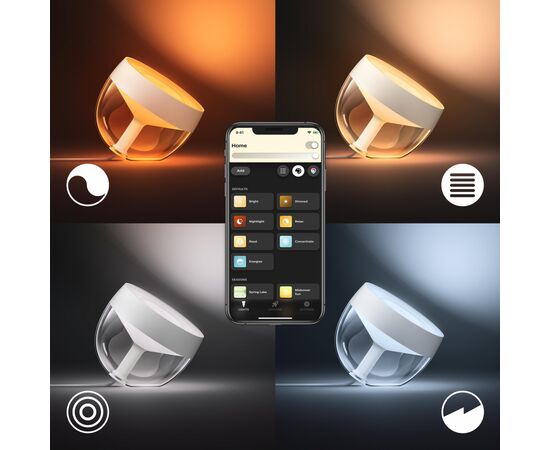 Настольная лампа Philips Hue Iris, Color, BT, DIM, біла (929002376101), изображение 3 Настольная лампа Philips Hue Iris, Color, BT, DIM, біла (929002376101), изображение 3