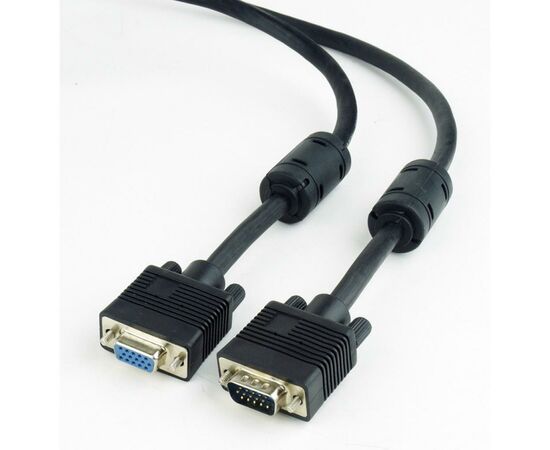 Кабель мультимедійний VGA M/F 1.8m Cablexpert (CC-PPVGAX-6B)