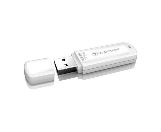 USB флеш накопичувач Transcend 128GB JetFlash 730 White USB 3.0 (TS128GJF730)