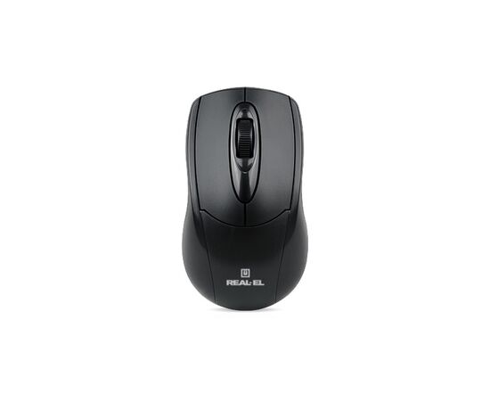 Мышка REAL-EL RM-207, USB, black, изображение 3 Мышка REAL-EL RM-207, USB, black, изображение 3