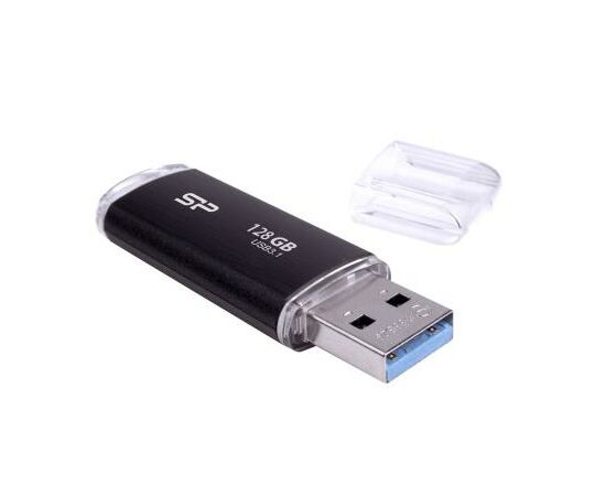 USB флеш накопитель Silicon Power 128GB Blaze B02 Black USB 3.0 (SP128GBUF3B02V1K), изображение 2 USB флеш накопитель Silicon Power 128GB Blaze B02 Black USB 3.0 (SP128GBUF3B02V1K), изображение 2
