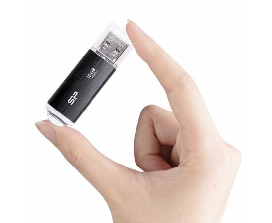 USB флеш накопитель Silicon Power 16GB Blaze B02 Black USB 3.0 (SP016GBUF3B02V1K), изображение 4 USB флеш накопитель Silicon Power 16GB Blaze B02 Black USB 3.0 (SP016GBUF3B02V1K), изображение 4