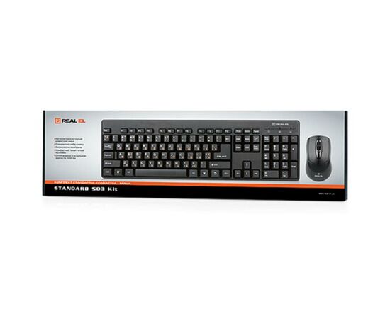 Комплект REAL-EL Standard 503 Kit, USB, black, зображення 3 Комплект REAL-EL Standard 503 Kit, USB, black, зображення 3