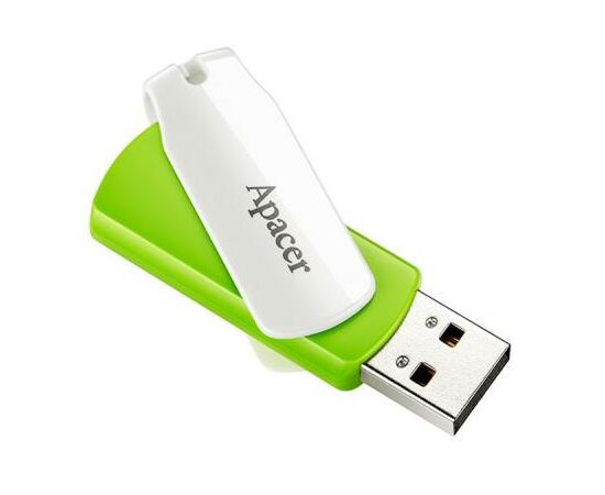 USB флеш накопитель Apacer 32GB AH335 Green USB 2.0 (AP32GAH335G-1), изображение 3 USB флеш накопитель Apacer 32GB AH335 Green USB 2.0 (AP32GAH335G-1), изображение 3
