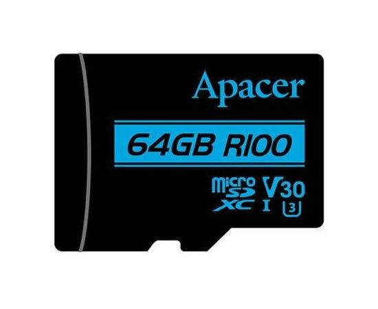 Карта памяти Apacer 128GB microSDHC class 10 UHS-I U3 V30 (AP128GMCSX10U7-R), изображение 2 Карта памяти Apacer 128GB microSDHC class 10 UHS-I U3 V30 (AP128GMCSX10U7-R), изображение 2