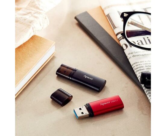 USB флеш накопитель Apacer 128GB AH25B Red USB 3.1 Gen1 (AP128GAH25BR-1), изображение 5 USB флеш накопитель Apacer 128GB AH25B Red USB 3.1 Gen1 (AP128GAH25BR-1), изображение 5