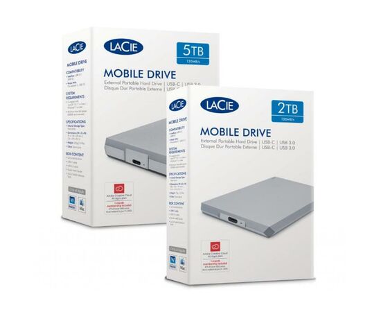 Внешний жесткий диск 2.5" 5TB LaCie (STHG5000400), изображение 6 Внешний жесткий диск 2.5" 5TB LaCie (STHG5000400), изображение 6