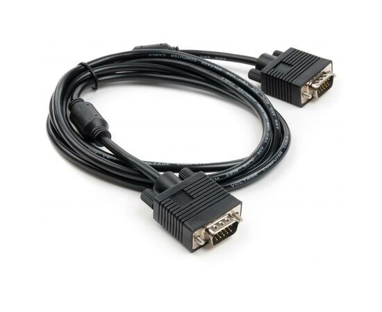 Кабель мультимедийный VGA 1.8m Vinga (VCPVGAMM1.8), изображение 3 Кабель мультимедийный VGA 1.8m Vinga (VCPVGAMM1.8), изображение 3