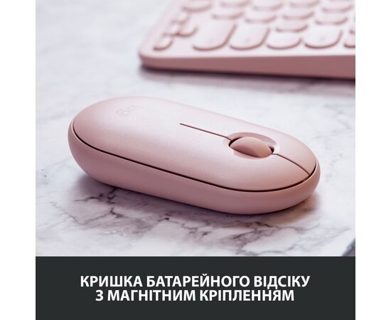 Мышка Logitech M350 Wireless Rose (910-005717), изображение 7 Мышка Logitech M350 Wireless Rose (910-005717), изображение 7
