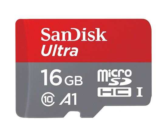 Карта памяти SanDisk 16GB microSDHC class 10 UHS-I U1 A1 (SDSQUAR-016G-GN6MN)