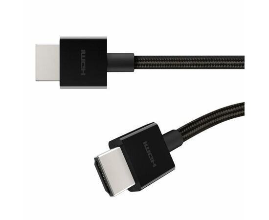 Кабель мультимедійний HDMI to HDMI 2.0m v.2.1 8K/60Hz 48Gbps Ultra High Speed Belkin (AV10176BT2M-BLK)