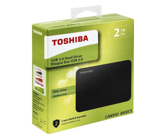Внешний жесткий диск 2.5" 2TB Toshiba (HDTB420EK3AA), изображение 7 Внешний жесткий диск 2.5" 2TB Toshiba (HDTB420EK3AA), изображение 7