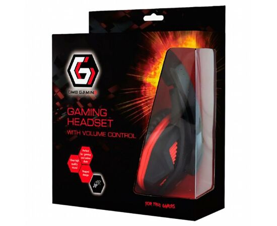 Наушники Gembird GHS-03 Black (GHS-03), изображение 5 Наушники Gembird GHS-03 Black (GHS-03), изображение 5