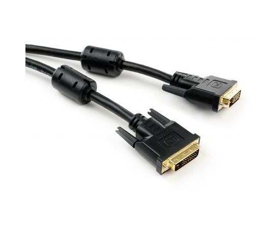 Кабель мультимедийный DVI to DVI 24+1pin 1.8 m Vinga (VCPDCDVIMM1.8BK)