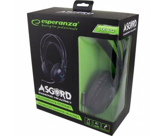 Наушники Esperanza EGH410 Black-Blue (EGH410), изображение 2 Наушники Esperanza EGH410 Black-Blue (EGH410), изображение 2