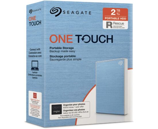 Внешний жесткий диск 2.5" 2TB One Touch USB 3.2 Seagate (STKB2000402), изображение 8 Внешний жесткий диск 2.5" 2TB One Touch USB 3.2 Seagate (STKB2000402), изображение 8